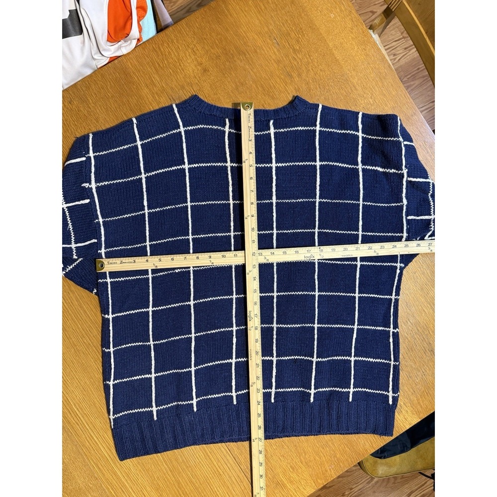 Vtg‎ Embassy Row GolfBear Knit Sweater Size XL Linen Cotton Blend Preppy RARE - Picture 6 of 7